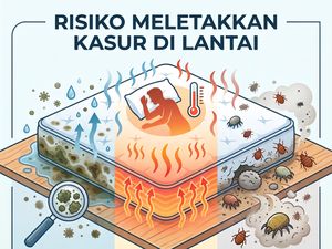 Jangan Anggap Sepele, Taruh Kasur di Lantai Tanpa Alas Bisa Picu Jamur