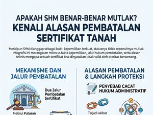 Infografis: Banyak yang Belum Tahu, Sertifikat Hak Milik Tanah Bisa Dibatalkan