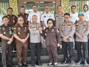 Kapolda Silaturahmi dengan Kajati Banten, Bicara Sinergi-Restorative Justice