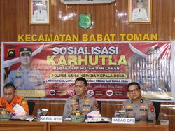 Kapolres Muba Minta Kades Waspada Karhutla, Lapor Jika Temukan Hotspot