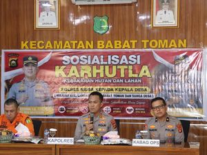 Kapolres Muba Minta Kades Waspada Karhutla, Lapor Jika Temukan Hotspot