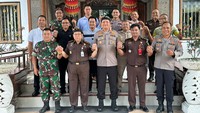 Kapolres Tabanan Bersama Kodim 1619 Jalin Silaturahmi ke Kejari Tabanan