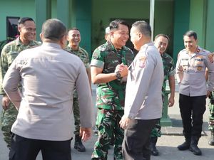 Pertemuan Kapolresta Samarinda dengan Kajari dan Dandim