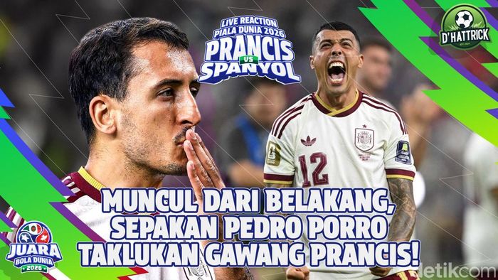 Video: Masuk dari Celah Sempit, Pedro Porro Gandakan Keunggulan Spanyol Atas Prancis
