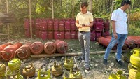 Polisi Sita 984 Tabung Gas dari Lokasi Oplos LPG di Blora