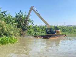Pemkab Sidoarjo Genjot Normalisasi Sungai, Cegah Banjir Saat Hujan