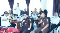 Perkuat Sinergitas, Kapolres Gresik Sambangi Markas TNI dan Kejaksaan