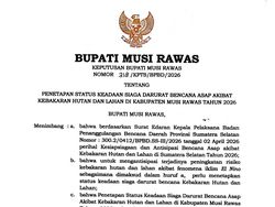 Musi Rawas Tetapkan Status Siaga Darurat Asap Akibat Karhutla