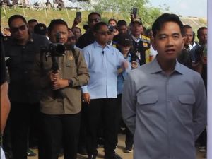 Wapres Gibran Tinjau Jembatan Mangkrak yang Viral di Lampung Timur