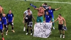 Video Kontroversi Pemain Argentina Bentangkan Las Malvinas Son Argentinas, Artinya Apa?