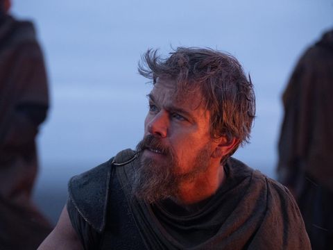 Film The Odyssey (2026) Matt Damon is Odysseus in THE ODYSSEY, written, produced, and directed by Christopher Nolan.