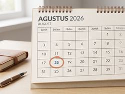 25 Agustus 2026 Libur Apa? Ini Informasinya Berdasarkan SKB 3 Menteri