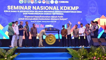 Kemendes dan 10 Asosiasi Desa Gelar Seminar Nasional KDKMP