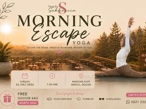 Morning Escape Yoga, Cara Baru Recharge Energi di Alam Terbuka Sentul