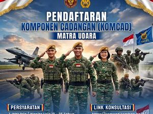 Pendaftaran Komponen Cadangan Matra Udara, Terbuka untuk Umum-Pendidikan Minimal SMP!