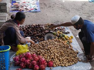 Aroma Langsat Mulai Gantikan Semerbak Durian di Jalan Kota Pangkalan Bun