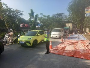 Lalin di Sejumlah Ruas Jalan Arteri Jakarta Macet