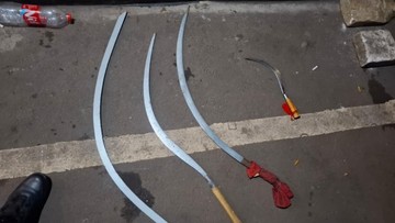 Polisi Tangkap 6 Pemuda Tawuran di Depok, 4 Senjata Tajam Disita