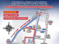 Ada Pawai HUT ke-80 Sukoharjo, Simak Rekayasa Lalu Lintas di Solo Baru Sore Ini
