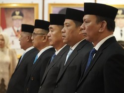 Al Haris Lantik 5 Pejabat Baru Eselon II Pemprov Jambi, Wanti-wanti Soal Korupsi