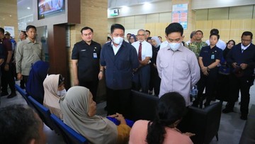 Gubernur-Wagub Sumsel Dampingi Wapres Cek Layanan BPJS RSUD Siti Fatimah