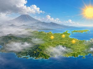 Cuaca Jawa Timur Hari Ini, Cerah Hampir Seluruh Wilayah