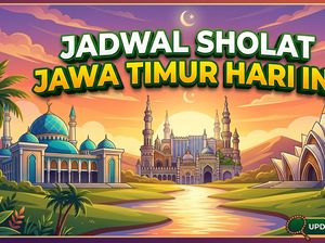 Jadwal Sholat Jatim Sabtu 18 Juli 2026, Imsak hingga Isya untuk 38 Wilayah