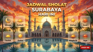 Jadwal Sholat Surabaya Hari Ini untuk Panduan Puasa Senin