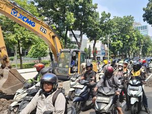Proyek Perbaikan Jl Kebon Sirih Jakpus Ditargetkan Selesai September 2026