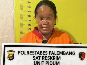 ART di Palembang Ditangkap Usai Curi Emas Senilai Rp 44 Juta Milik Majikan