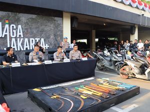 Operasi Berantas Jaya, Polres Bekasi Kota Ungkap 77 Kasus Begal-Curanmor