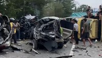 Video: Momen Mencekam Tabrakan di Sibolangit yang Tewaskan 4 Orang