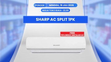 AC Split 1 PK Rp 4 Juta di Transmart Full Day Sale
