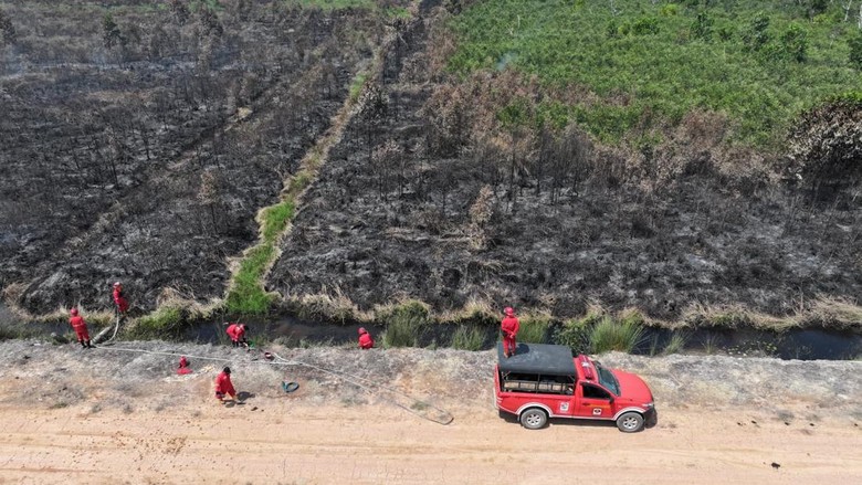 Karhutla di OKI Meluas hingga 20 Hektare Lahan Terbakar, Api Belum Padam