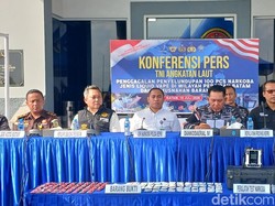 TNI AL Gagalkan Penyelundupan 100 Liquid Vape Narkotika di Perairan Batam