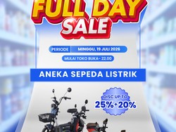 Transmart Full Day Sale Kembali Hadir, Beli Sepeda Listrik Dapat Diskon Besar