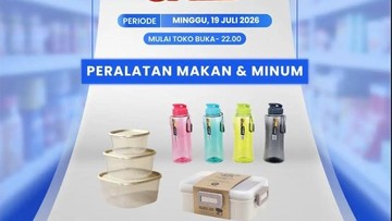 Berita dari Detik Finance: Transmart Full Day Sale! Peralatan Makan &amp; Minum Mulai Rp 12.000