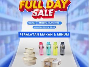 Transmart Full Day Sale! Peralatan Makan & Minum Mulai Rp 12.000