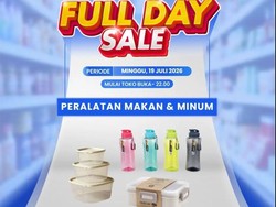 Transmart Full Day Sale! Peralatan Makan & Minum Mulai Rp 12.000