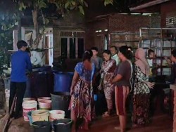 Kemarau di Lampung Selatan Meluas, 70 Ribu Liter Air Bersih Disalurkan