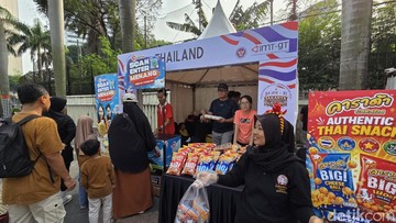International Halal Market di CFD HI, Warga Cicipi Makanan Thailand-Malaysia
