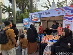 International Halal Market di CFD HI, Warga Cicipi Makanan Thailand-Malaysia