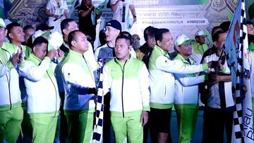 Kapolda Flag Off Riau Bhayangkara Run 2026: Riau Melawan Karhutla