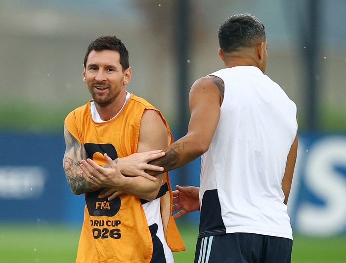 Soccer Football - FIFA World Cup 2026 - Final - Argentina Training - Red Bulls Academy, Morristown, New Jersey, U.S. - July 18, 2026 Argentinas Lionel Messi during training REUTERS/Agustin Marcarian