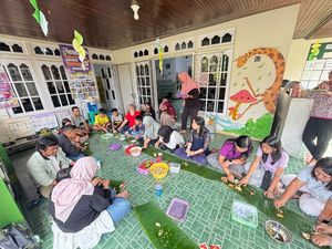 MPLS Unik di Sekolah Alam Pontianak: Ayah Masak, Ibu Tata Ruang Kelas