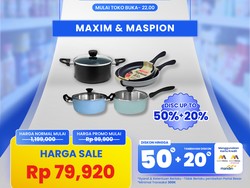 Serbu! Beli Alat Masak Diskon Jumbo di Transmart Full Day Sale