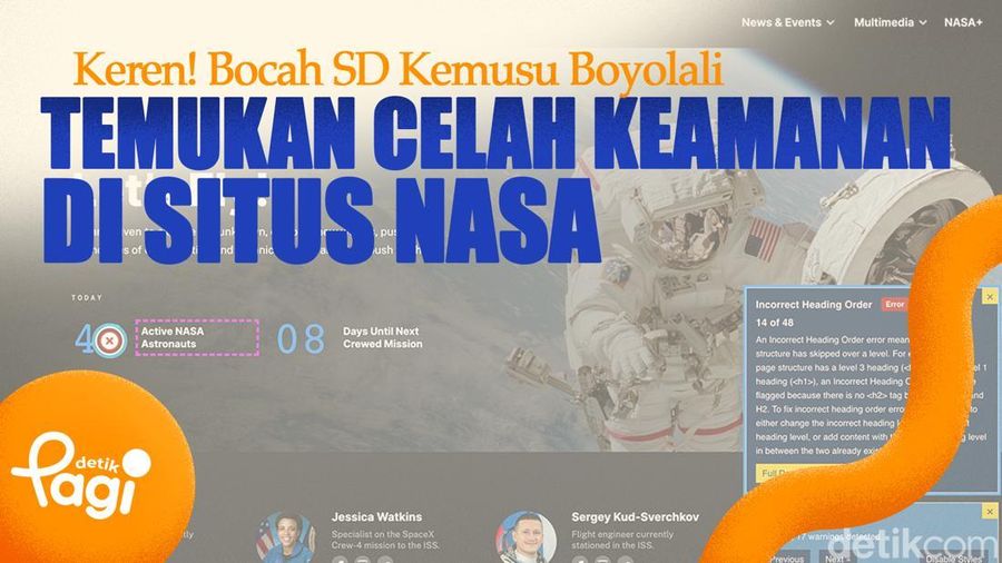 Video: Keren! Bocah SD Kemusu Boyolali Temukan Celah Keamanan di Situs NASA