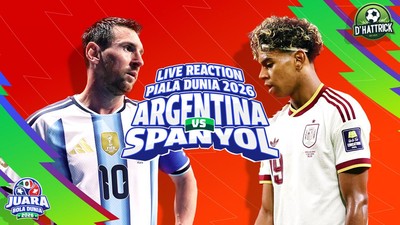 dHattrick Live Reaction: Spanyol Vs Argentina