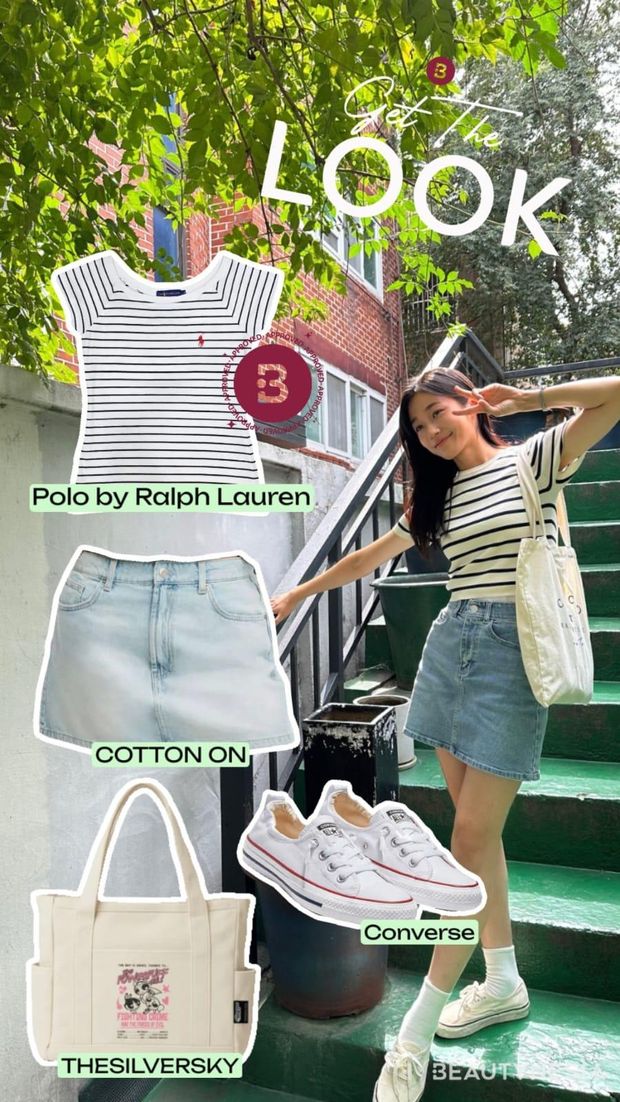 Get The Look: Casual Summer Style ala Roh Yoon Seo Pemain Drakor The East Palace