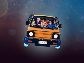 Kesan Sinematik-Futuristik dalam First Look Ibra The Movie: Menembus Langit